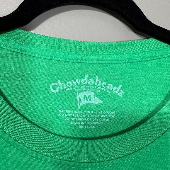 Chowdaheadz Men's Green Fenway Sign Graphic Tee - Size Medium - Boston T-Shirt - Picture 5 of 6